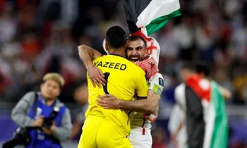 Yordania vs Korsel dalam laga semifinal Piala Asia di Ahmed bin Ali Stadium, Al Rayyan, Qatar