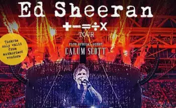 Fleyer konser Ed Sheeran