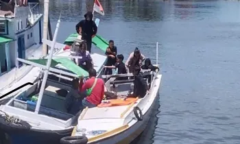 Personel Posal Bontang bersama Tim SAR gabungan