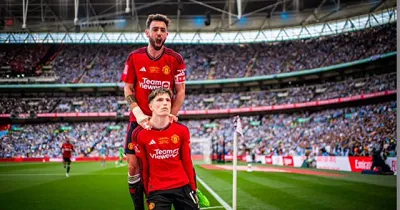 Pemain Manchester United Alejandro Garnacho