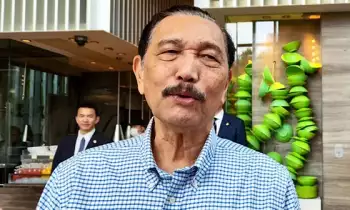 Menteri Koordinator Bidang Kemaritiman dan Investasi (Menkomarinves) Luhut Binsar Pandjaitan di Shanghai