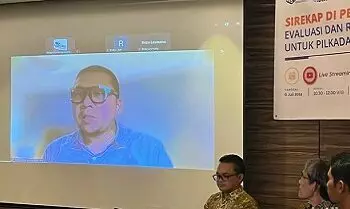 ketua komisi ii dpr ahmad doli kurnia dalam diskusi tentang sirekap 169