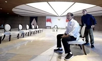 presiden joko widodo mengawali kegiatan kunjungan hari kedua di ibu kota nusantara ikn 169