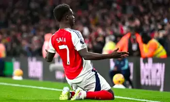 Pemain Arsenal Bukayo Saka