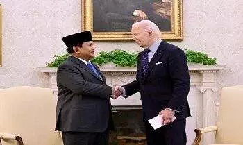 G presiden prabowo subianto bertemu presiden joe biden di gedung putih lan