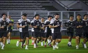 antarafoto latihan timnas indonesia jelang lawan jepang 1731468385