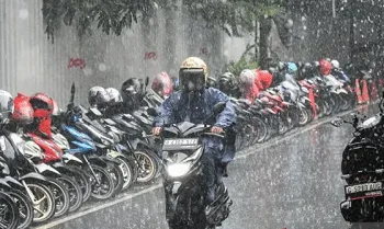 BMKG: Hujan Guyur Sebagian Besar Wilayah Indonesia Hari Ini