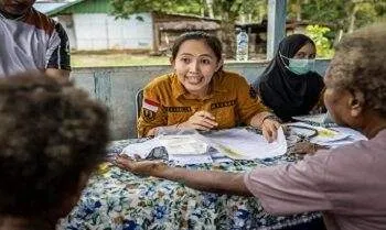 Program Pelayanan Kesehatan Gratis (CKG) di Kampung Bupul Distrik Elikobel Kabupaten Merauke Papua Selatan.