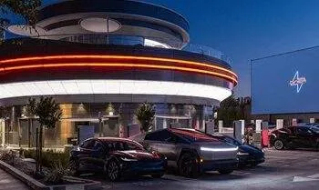 tesla diner drive in
