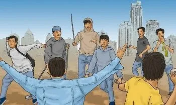 ilustrasi tawuran