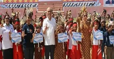 Bupati Aru Resmi Buka Festival Tunas Bahasa Ibu 2025