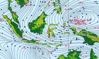 Tekanan Rendah Muncul di Selatan NTB 3 Tekanan Rendah Muncul di Selatan NTB