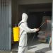Aparat Lakukan Penyemprotan Disinfektan di Area Publik Kota Ternate 8 Aparat Lakukan Penyemprotan Disinfektan di Area Publik Kota Ternate