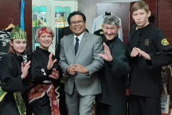 KBRI Astana Resmikan Pencak Silat Corner 2 KBRI Astana Resmikan Pencak Silat Corner