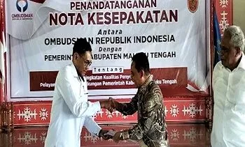 Tingkatkan Kualitas Pelayanan Publik, Pemda Malteng MoU Dengan Ombudsman RI 3 Ombudsman
