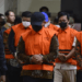 Pemberhentian Sementara 15 Pegawai KPK Terlibat Kasus Pungli di Rutan 8 Komisi Pemberantasan Korupsi (KPK) hadirkan 15 orang tersangka kasus dugaan pungli di Rutan KPK