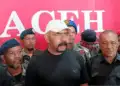 Ketua Mualimin Aceh sekaligus Wakil Panglima GAM Pusat, Darwis Jeunib saat memberikan keterangan usai Presiden Prabowo mengembalikan empat pulau ke Aceh, di Banda Aceh, Salasa (17/6/2025)