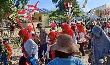 Kemeriahan Warnai Karnaval Jelang HUT RI ke-80 di Kota Geser 7 geser karnaval