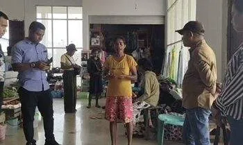 Komisi II DPRD MBD Serap Aspirasi Pedagang Pasar Tiakur 7 pasar tiakur