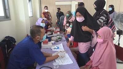 Vaksinasi Anak Di Tiga Sekolah Binaan Diskominfo Ambon Capai 65 Persen