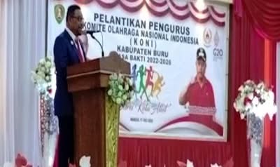 KONI Kabupaten Buru Harus Mampu Lahirkan Atlit Berprestasi