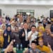 Co-Captain Tim Pemenangan Nasional Anies Baswedan-Muhaimin Iskandar (Timnas AMIN) Thomas Lembong bersama Co-Captain Timnas AMIN Azrul Tanjung
