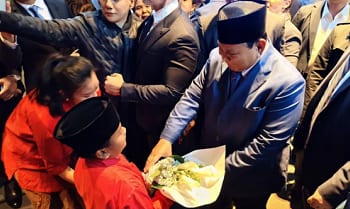Prabowo Disambut Meriah Diaspora Indonesia Setibanya di New York