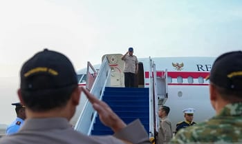 Prabowo Hadiri Puncak PENAS Petani dan Nelayan di Gorontalo